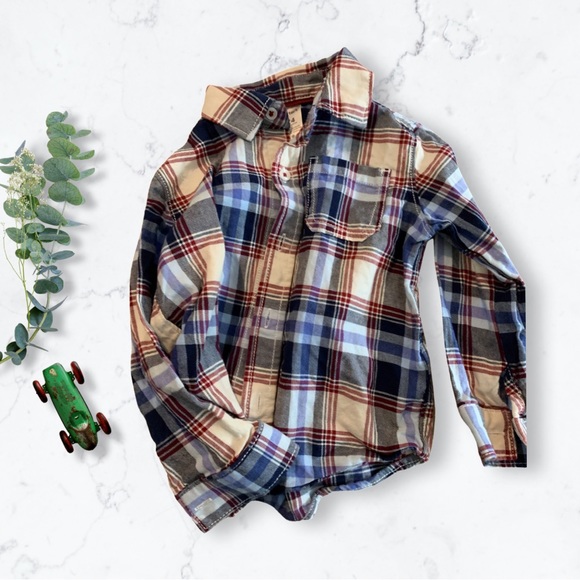 Carters | Plaid soft button down shirt 24m - Picture 1 of 1